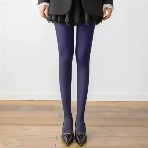 Trendix New Red Stockings Women Bodycon Super Elastic See Through Lace Pantyhose Autumn Sexy Slim Elegant Burgundy Tights Winter - Image 11