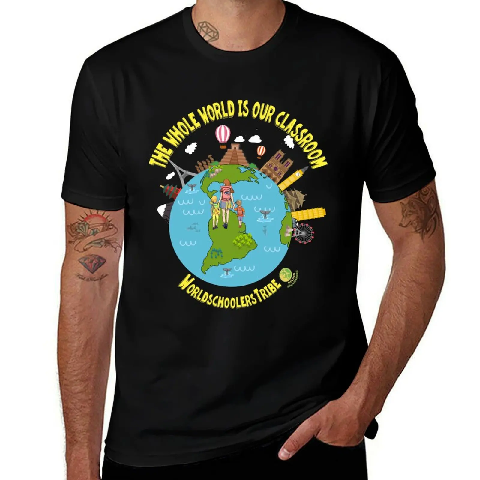 

The Whole World in Our Classroom T-Shirt t shirt man casual man t shirt designer man t shirts high quality luxury brand T-Shirt
