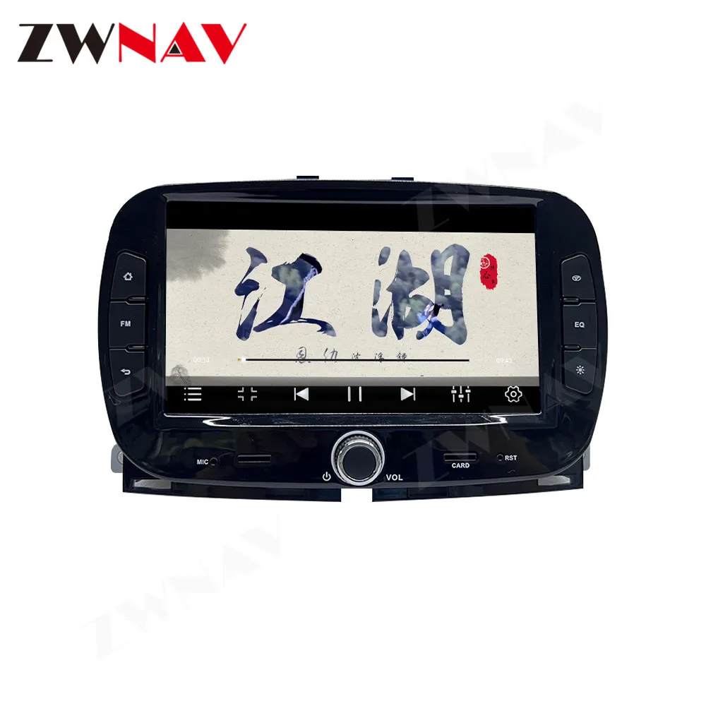 Android 11 6+128GB Screen For Fiat 500L 2015 - 2018 Carplay Car Radio Auto Stereo Player WiFi GPS Navigation Car Player BT 2din