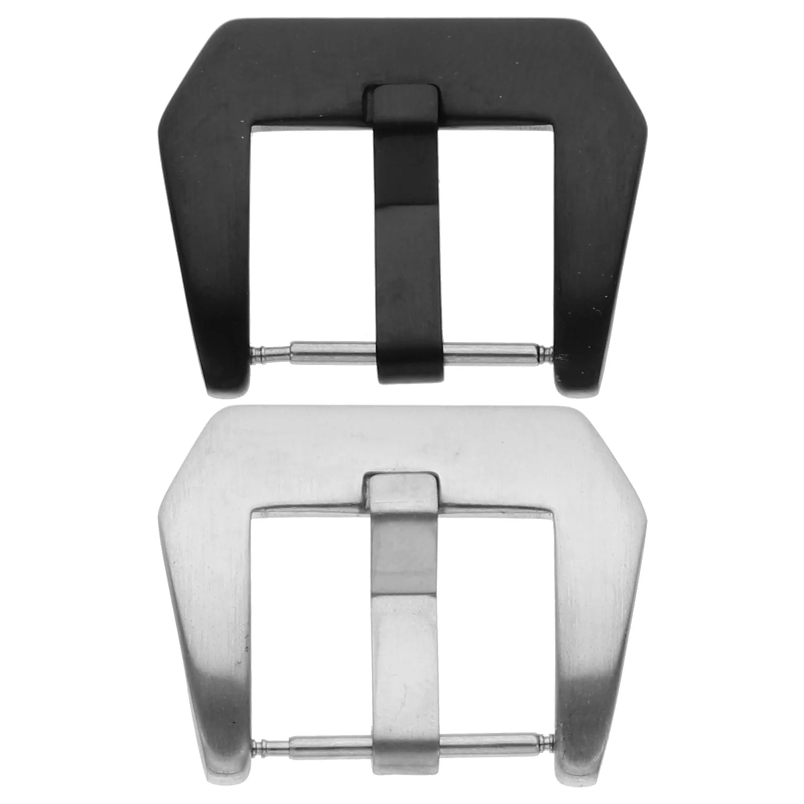 

2Pcs Stainless Steel Watch Buckles Convenient Installation Replacement Buckles for Watch Strap Accessories Buckle Straps