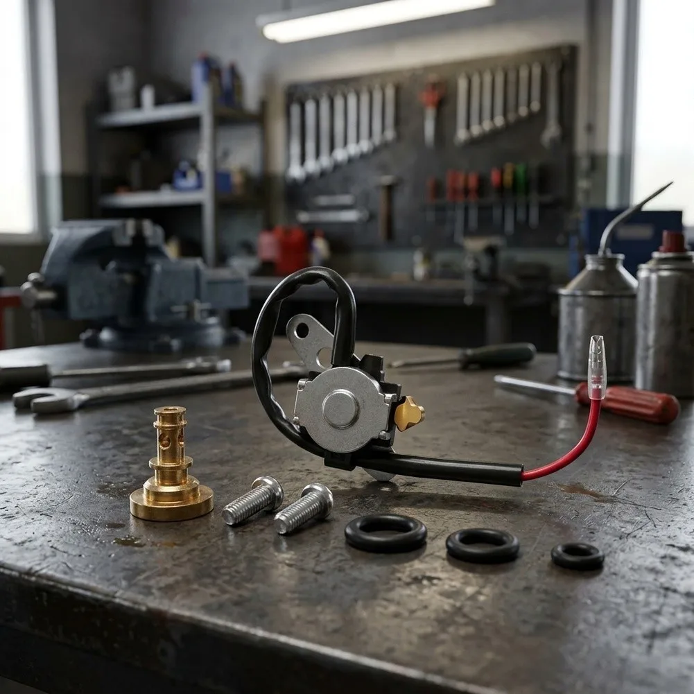 For Engine Fuel System As Shown Fuel Cut-off Solenoid Engine Fuel Flow Controller Fuel Solenoid Valve CH18 Solenoid Kit