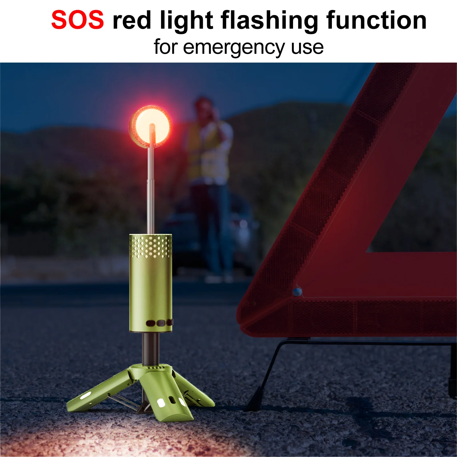 Telescopic Lantern 10000mAh Magnet Tripod Base Lightweight LED Adventure Hiking Fishing Tents Campsite Ambiance Camping Light