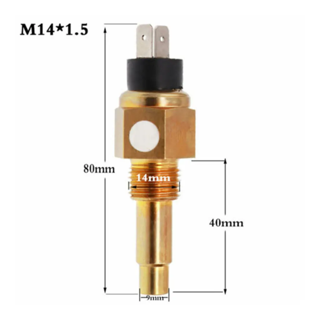 Universal Water Temperature Sensor M14/M16/MI8 Thread Fit For Water Temperature Gauge Meter Car Boat Marine