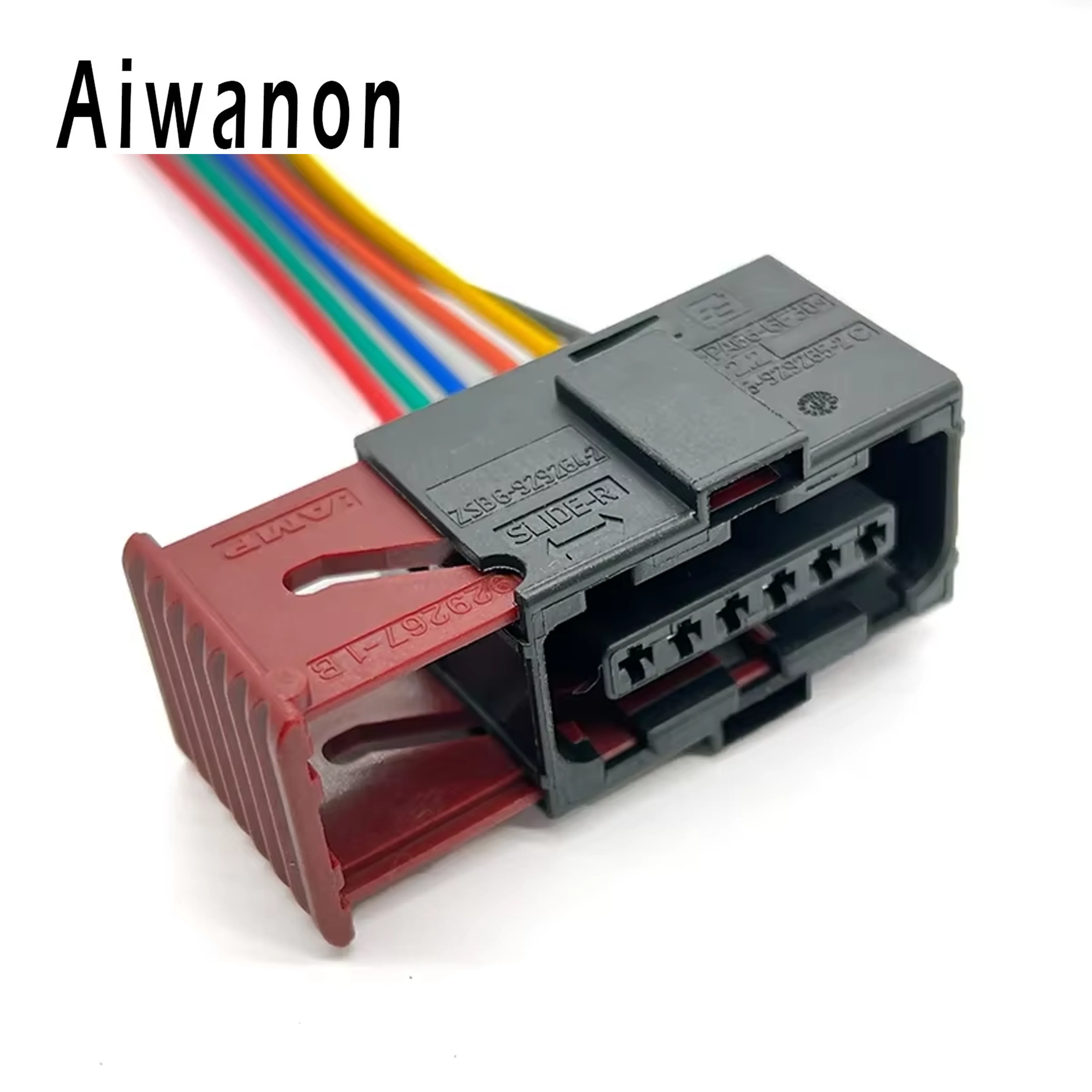 

1 Set 6 Pin 6-929264-2 Auto Accelerator Pedal Electrical Connectors Female Wire Harness Plug For Chevrolet Hyundai KIA 1473284-1