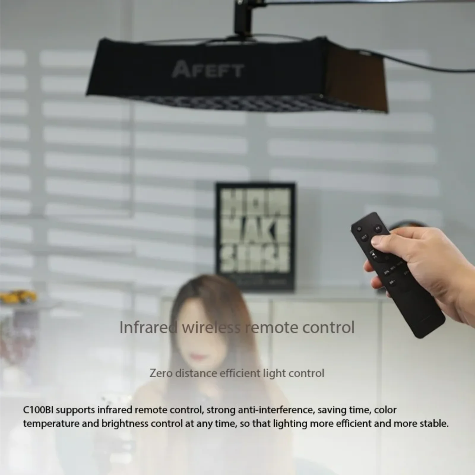 Falconeyes AFEFT 100 واط قابل للطي القماش القابل للدوران LED الفيديو الضوئي إضاءة الاستوديو 2700K-6500K 11000Lux ملء ضوء APP التحكم للصور
