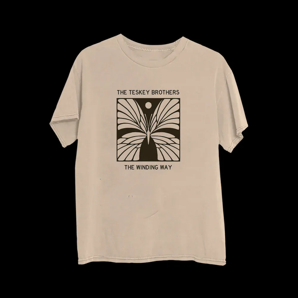 Teskey Brothers Band Winding Way Sand Color T Shirt Size S-5XL