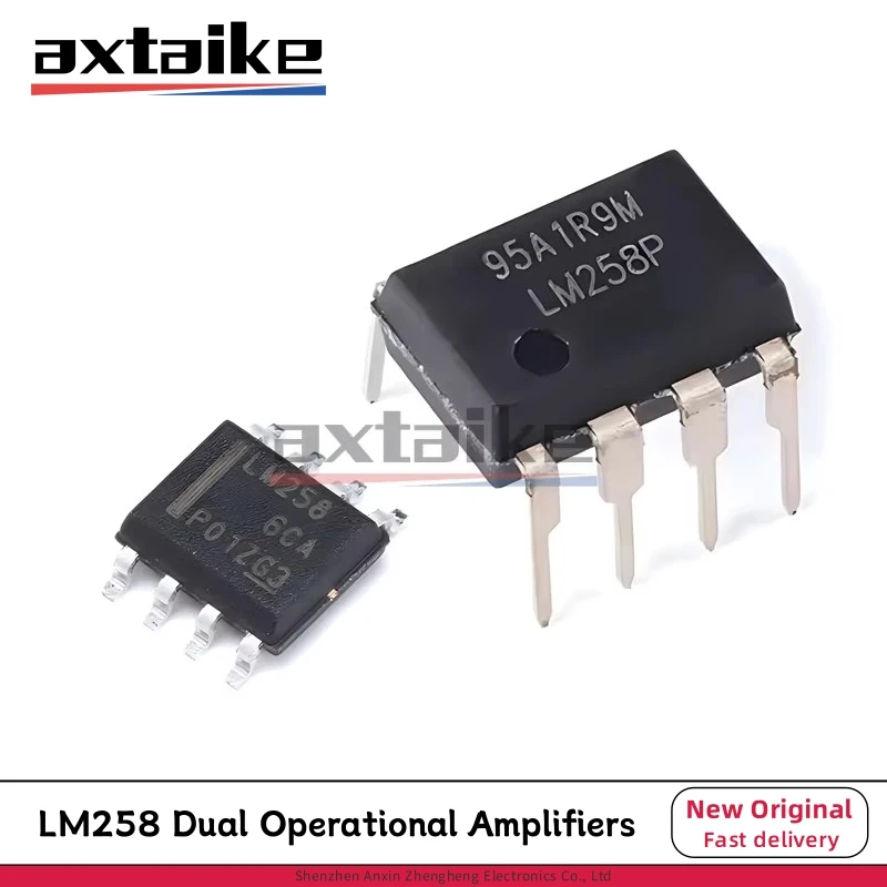 20PCS LM258 DIP8 SOP8 LM258P LM258DR LM258ADR LM258A LM258DR2G LM258DT SMD Chip Industry-Standard Dual Operational Amplifiers IC