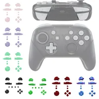 eXtremeRate Juego completo de botones de repuesto con herramientas para controlador Nintendo Switch Pro, reparación de llaves ABXY D-pad ZR ZL L R