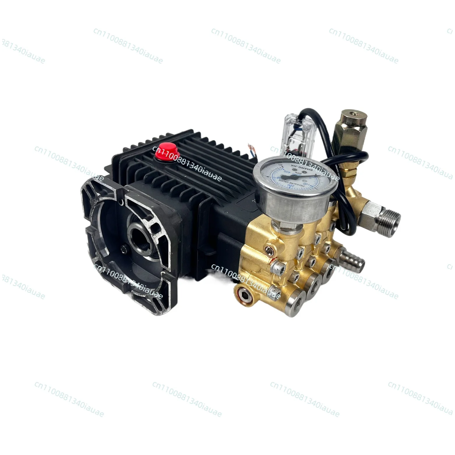 

Ultra High Pressure Cleaner Pump Head Car Washing Machine Commercial Head 1408 Porcelain Spraying Plunger Pure Copper