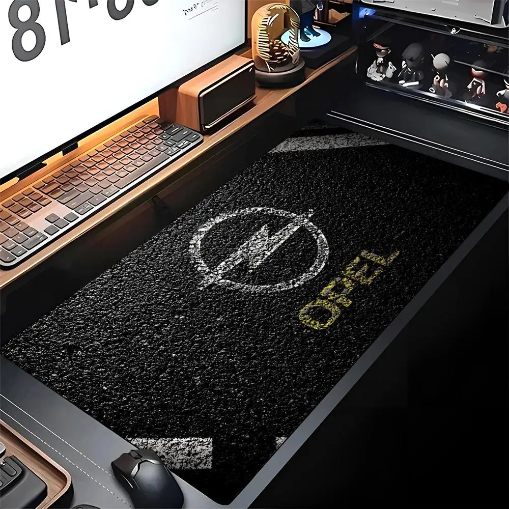 Opels Sports Racing Car Mouse Pad Gaming trend Locking Edge Big Computer Gamer Large Rubber Art Mousepad Laptop Desk Mat