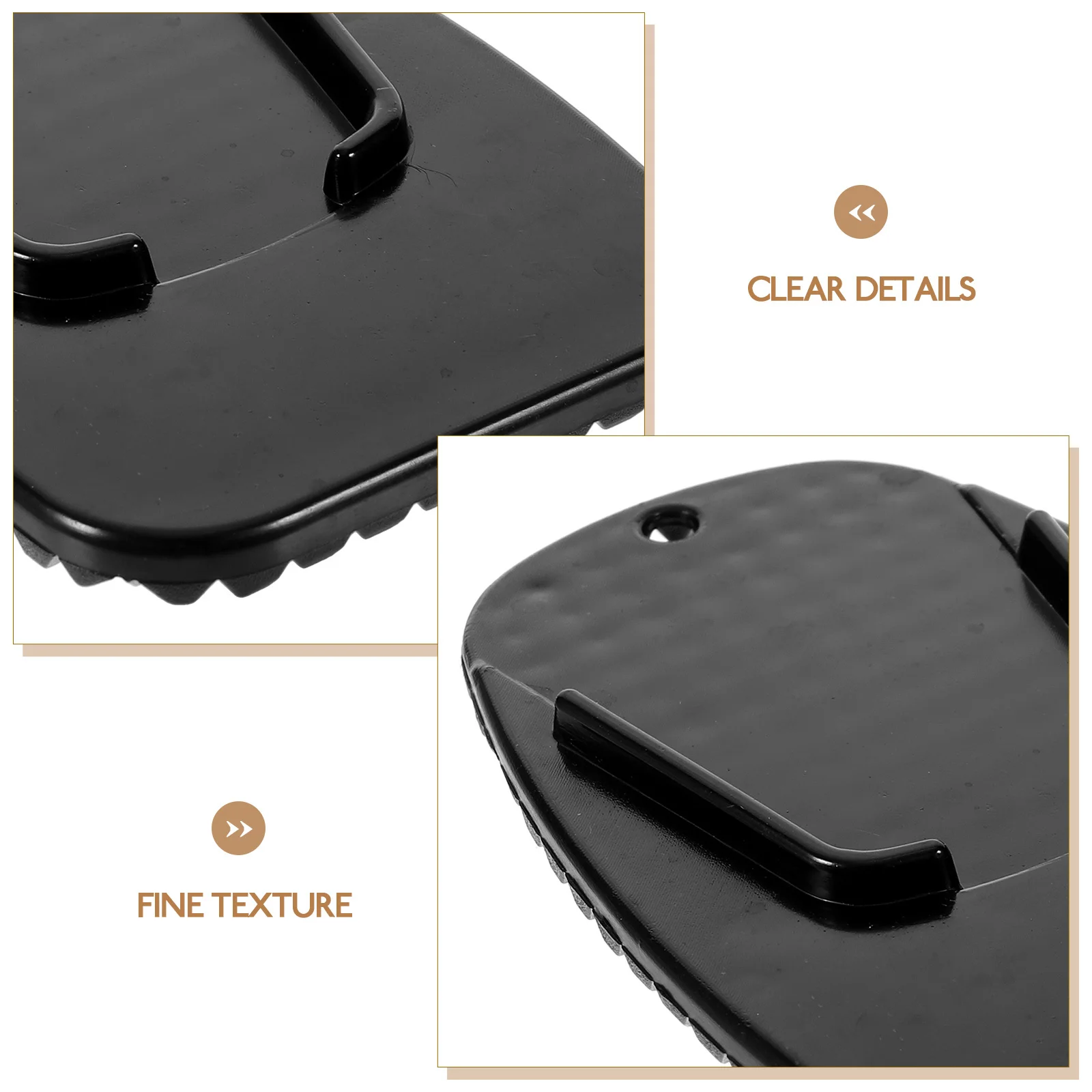 

5Pcs Motorcycle Side Stand Pads Lightweight Kickstand Pad for Stable Parking Anti-Skid Dirt Bike Foot Peg Bracket Motorbike