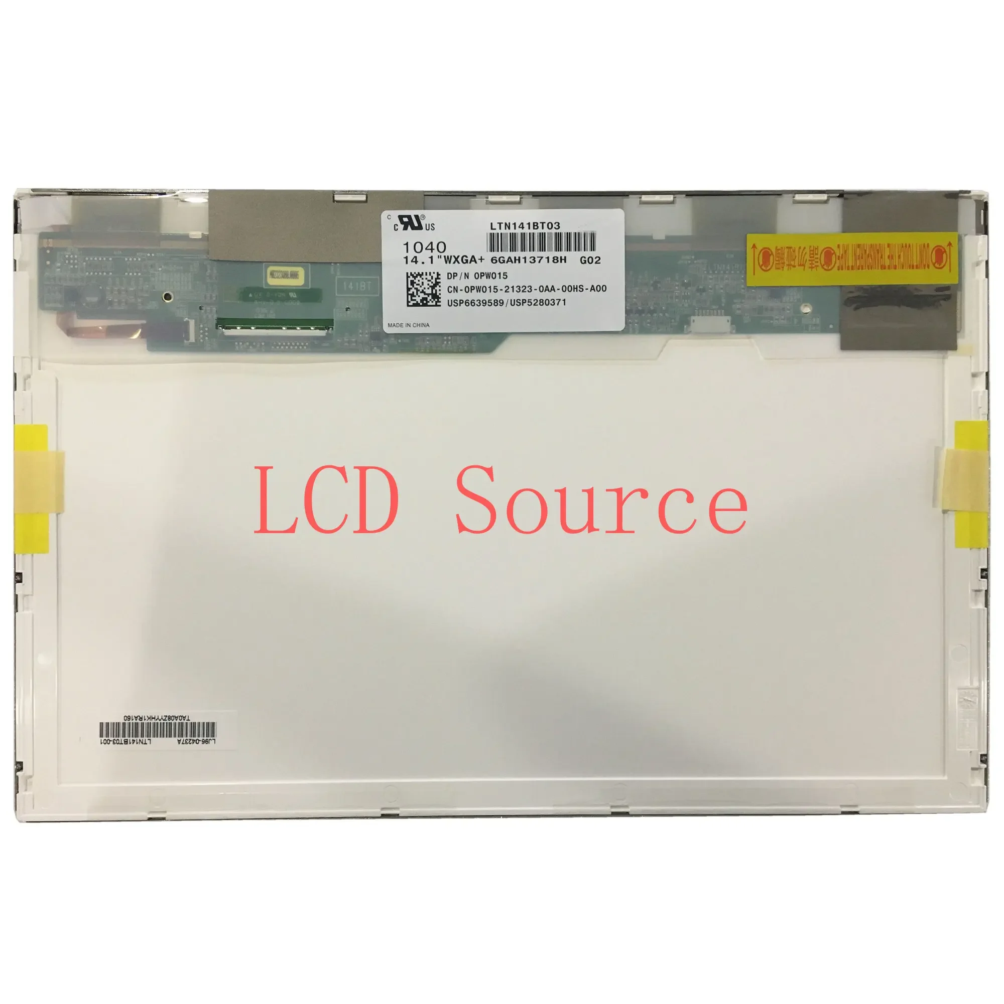 LTN141BT03 fit LP141WP2 TLA1 TLA2 LTN141BT01 N141C6-L01 B141PW04 V.0 50 PIN LCD