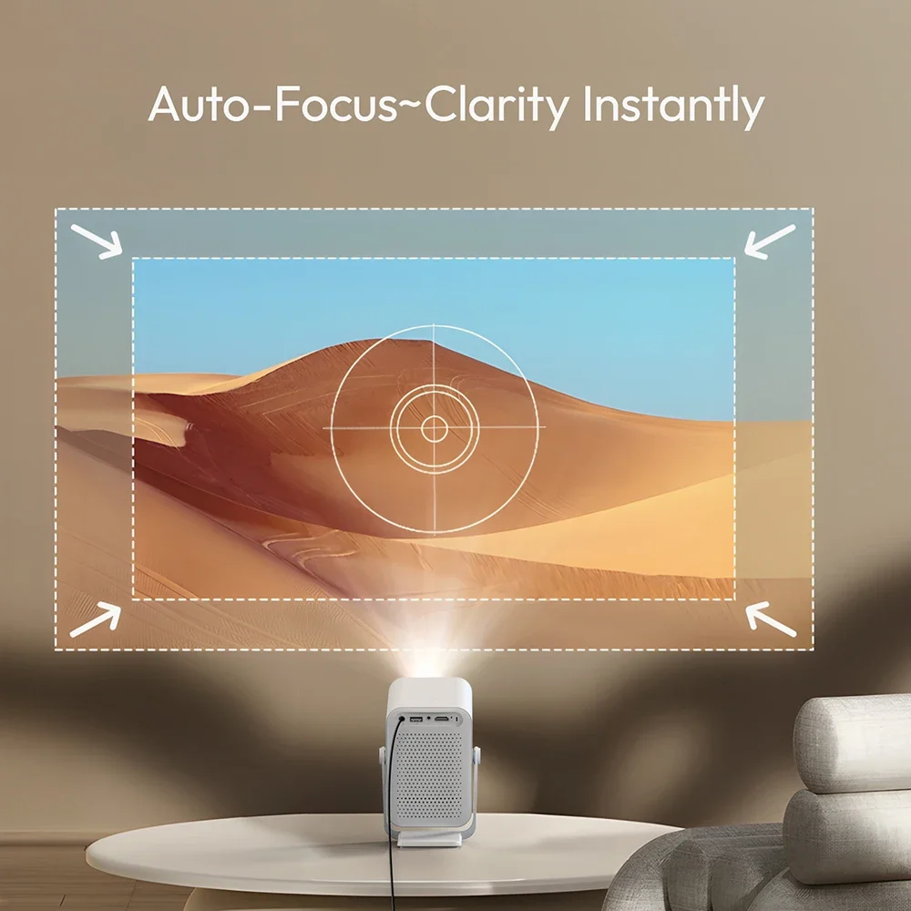 

A15 Low Price 4K Projector Android 13 2025 Mini Portable LCD Home Theater Projector 90 Degree Rotation HY350 Projector