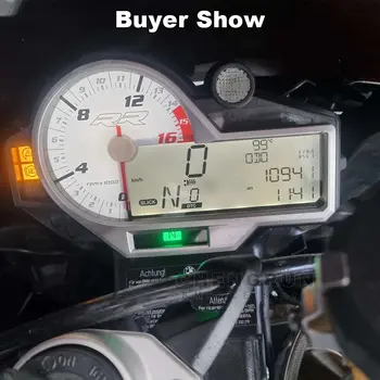 適用於BMW S1000RR S1000 S 1000 RR 2015 2016 2017 2018 的超薄高清液晶顯示器摩托車速度表配件 8 最佳銷售 BMWS1000里程校正 - №1