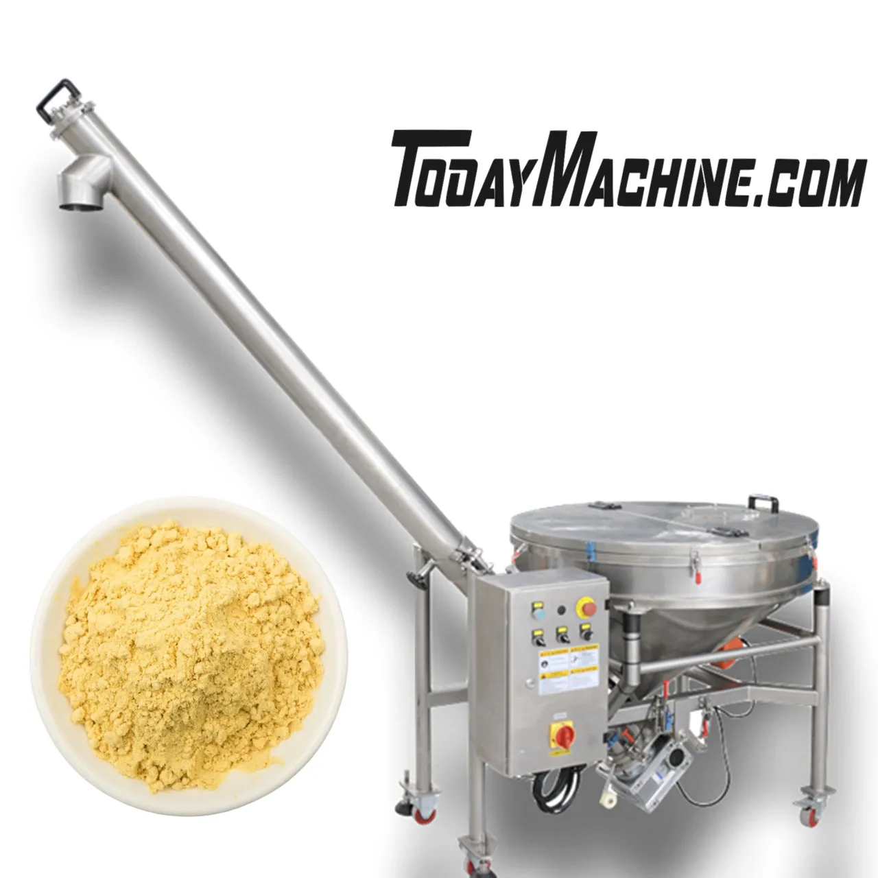 

Automatic Screw Conveyor Feeder Inclined Lifting For Salt Foods Spices Transportation