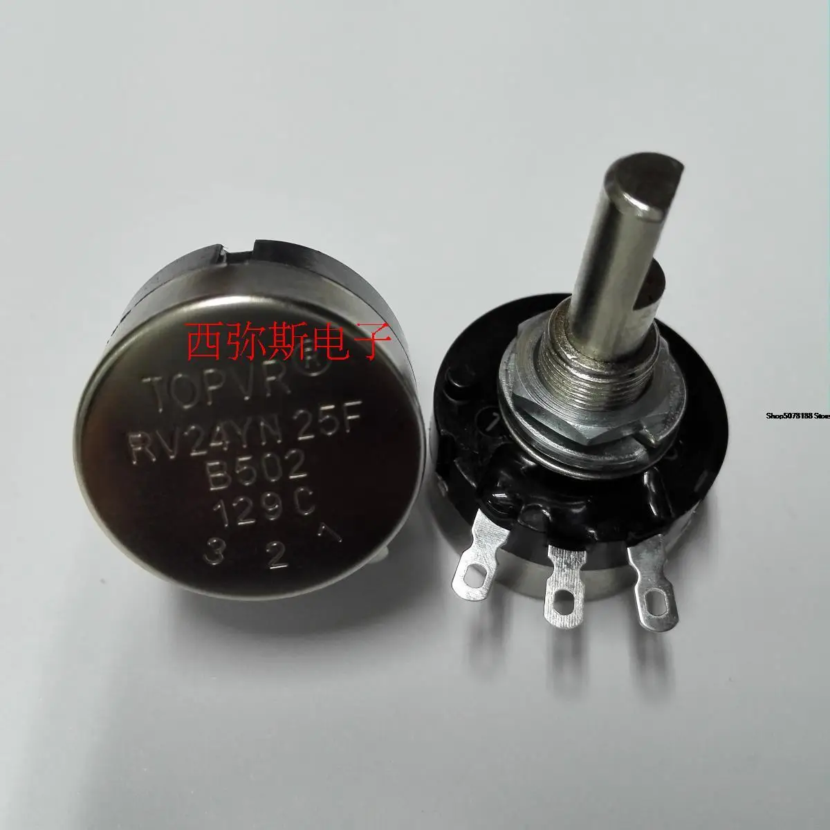 Original topvr potentiometer rv24yn25fb502 5K 25 half axis game machine potentiometer