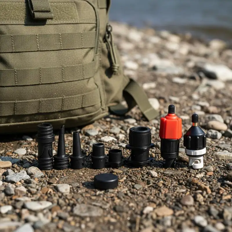 

Inflatable Air Pump Adaptor Compatible With SUP Inflatable Car Air Compressor Valve Adaptor With Valve Nozzle For Paddle Board
