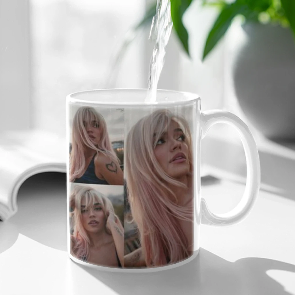 Singer karol g Free shipping Coffee Cups Ceramic cups creative cups and cute mugs Personalized Gift Cup For Tea