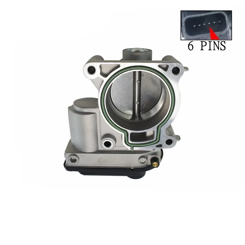 60mm Throttle Body For Ford Focus Mondeo C-max S-max Galaxy Fusion 2.3l 2.5l Vp4m5u9e927dc Valve 1556736 4m5gfa