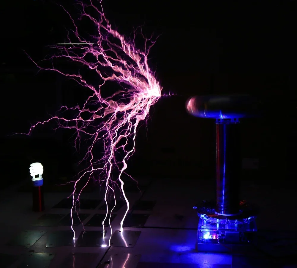 60cm Arc Music Tesla Coil High Power DRSSTC High-Tech Toy Science and Technology Museum Artificial Lightning