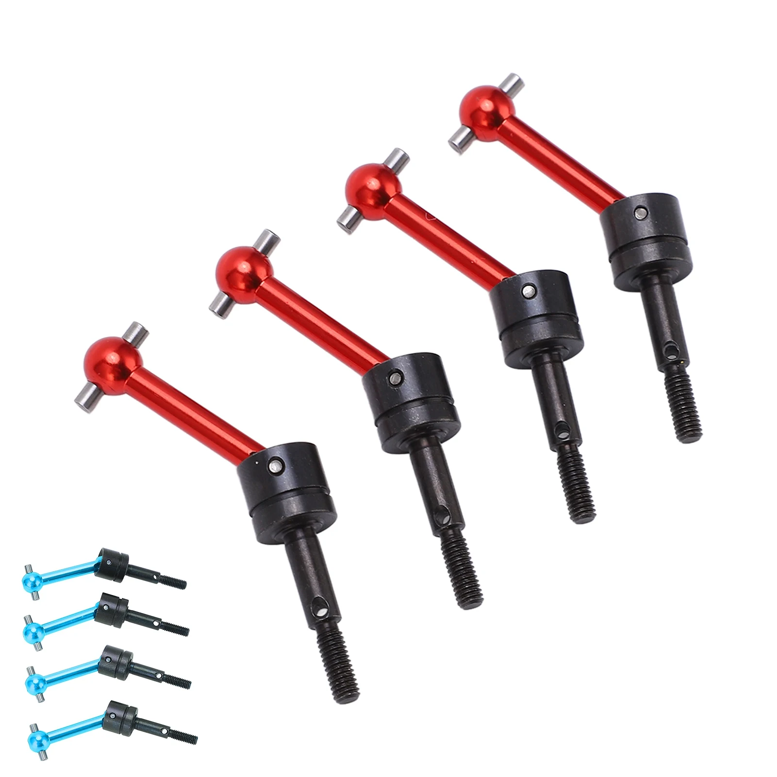 2/4PCS Metall-CVD-Antriebswelle für Tamiya TT02, 70 mm Universalachsen, hochfestes Upgrade für 1/10 RC-Auto, löst Bruch – Detail 1