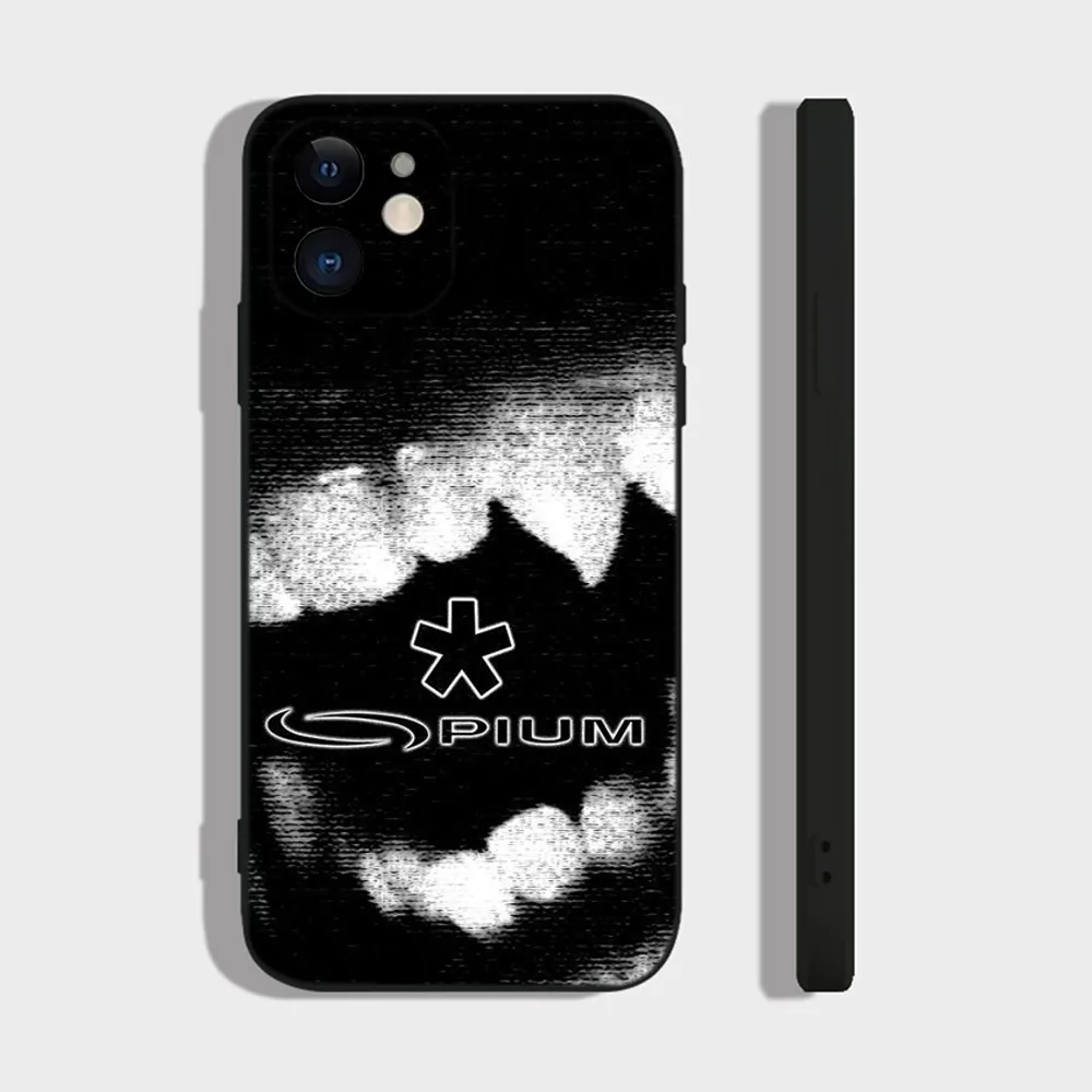 O-Opium Label Playboi Carti   Phone Case For iPhone 16,15,14,13,12,11 Plus,Pro,Max,XR,XS,X,7,8 Plus,SE,Mini Silicone Soft