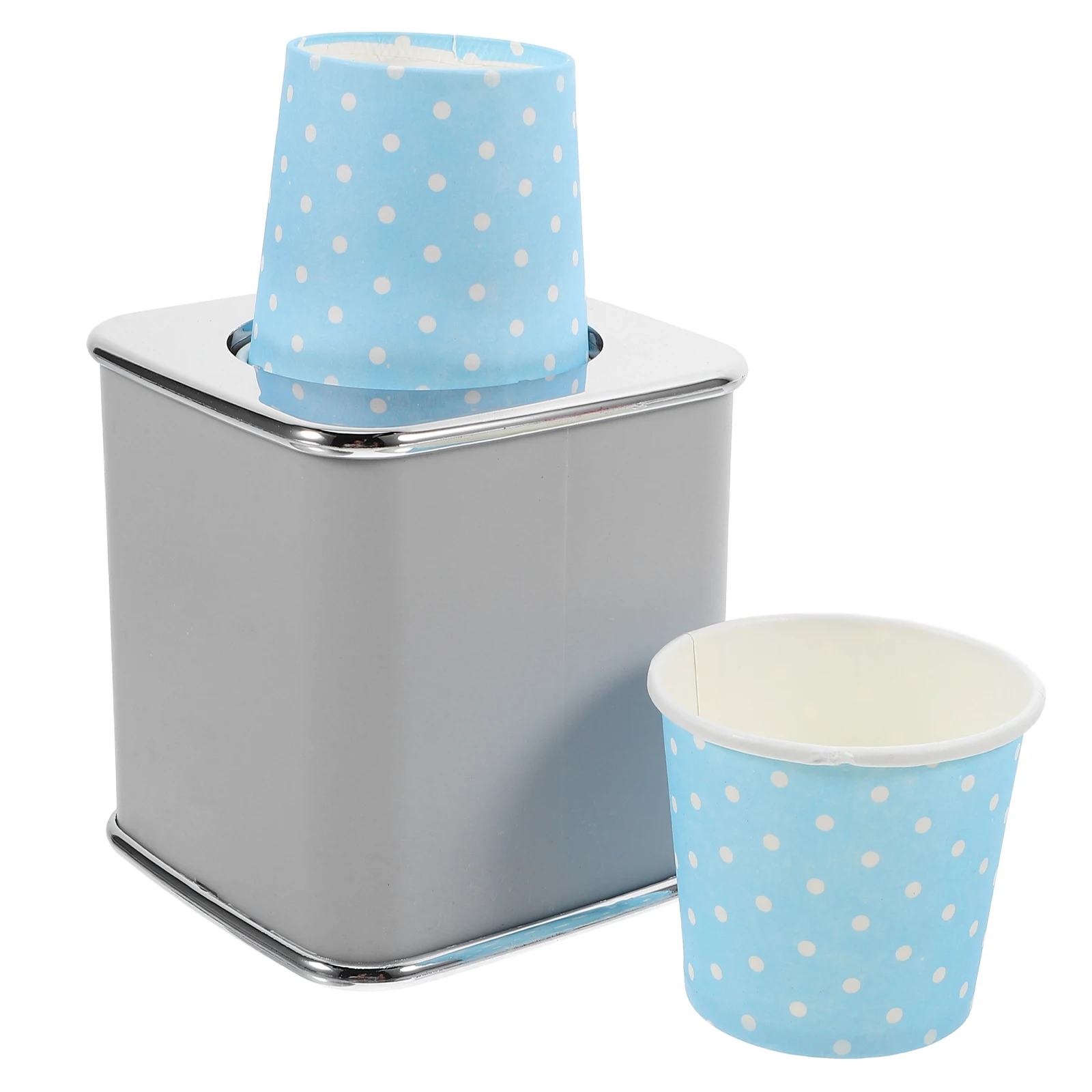 

10pcs Pull Type Cup Dispenser Wall Mounted Paper Cup Holder Water Beverage Dispenser Easy Refill Upside Down Design Desktop Use