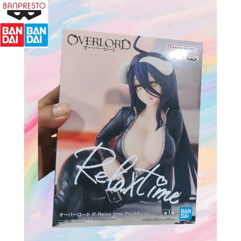 

In Stock Bandai Original Authentic Overlord Relax Time Albedo Prize Figure Articulated Models for Collection Holiday Gifts