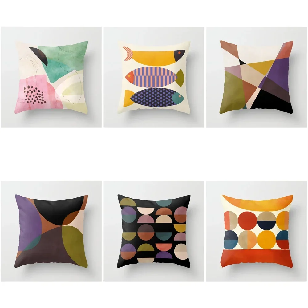 

Bedroom Living Room Decor Abstract Pattern Pillow Covers Home Sofa Cushion 35x35cm 40x40cm 45x45cm dakimakura