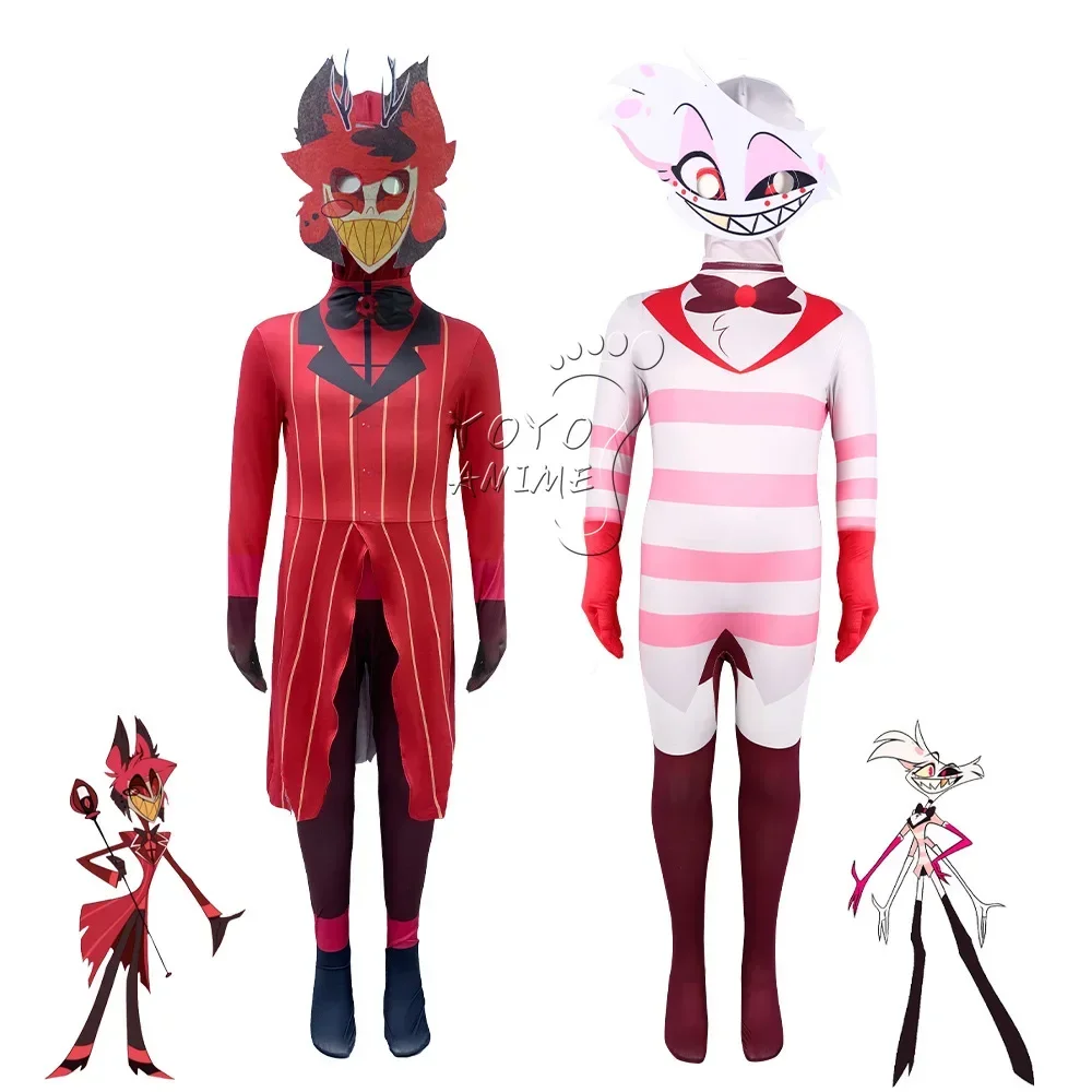 Hazbin Cosplay Traje para Hotel, Violet e Morningstar Uniforme, Roupas para Palco