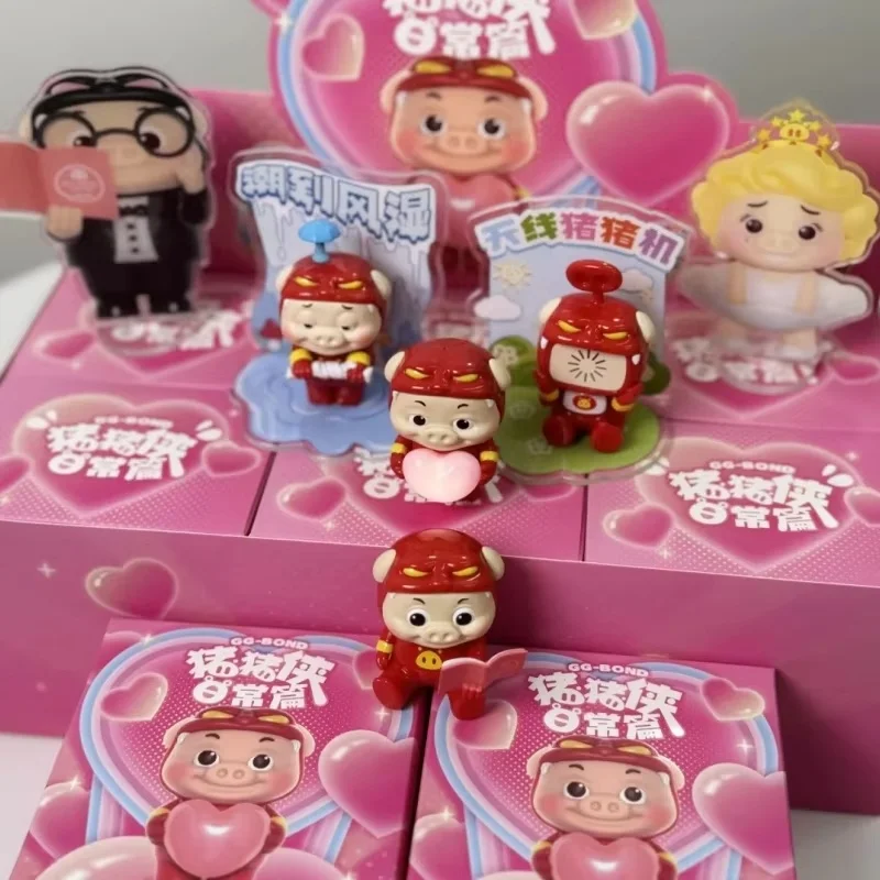 

Anime Gg Bond Classic Model Daily Series Kawaii Toy Peripheral Desktop Decoration Pig Man Male God Cartoon Holiday Birthday Gift