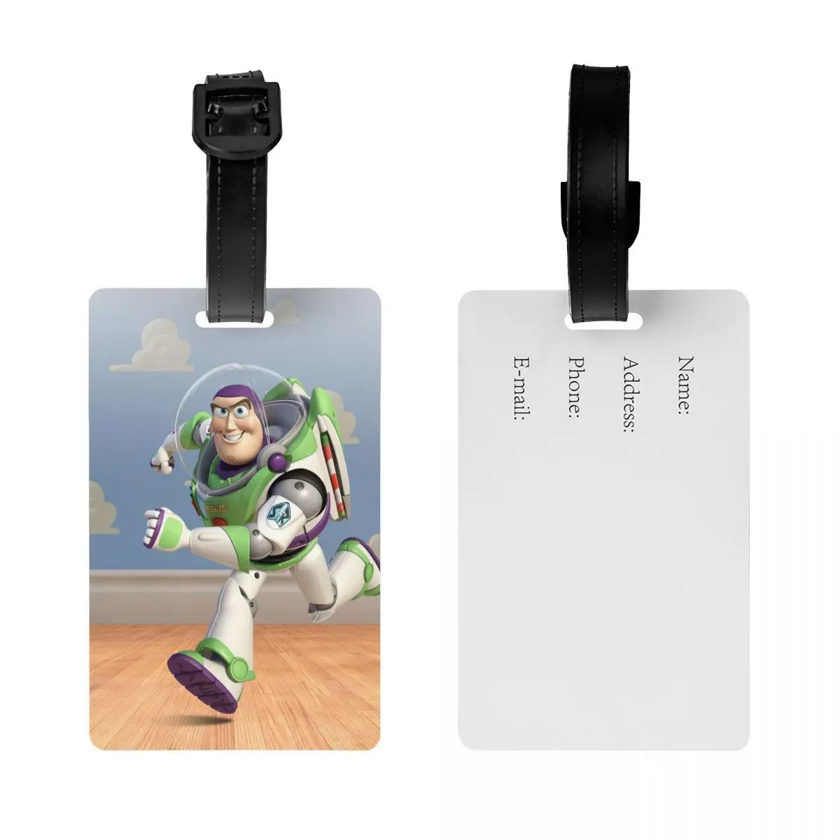 Custom Toy Story Buzz Luggage Tag Custom Baggage Tags Privacy Cover ID Label