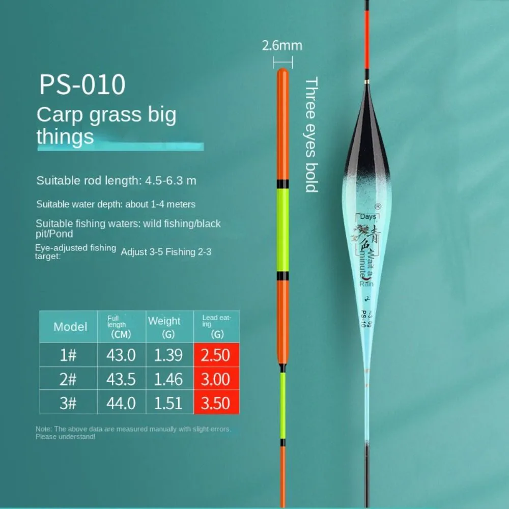 

Big Buoyancy Nano Fishing Float Composite High Quality Vertical Buoy Stable High Sensitivity Fishing Bobber Fresh Water