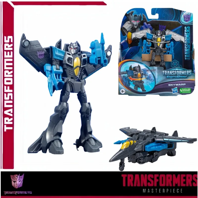 In Stock Hasbro Transformers ES Earthspark U.S. Edition Samurai Class  Skywarp Action Figure Collection Model Toy Gift