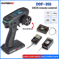 DUMBORC DDF-350 Radio Remote Controller Transmitter with Receiver X10FG/X10F/X6DCG/X6DC/X4FMG/X4FM for RC Car Boat Tank LCD FHSS