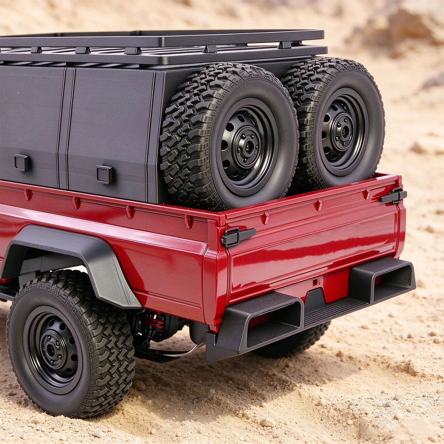 MN82 Plastic Rear Bumper for MN82S MN82T MN82 Pro 1/12 RC Crawler Car Lightweight RC Upgrade Replacement Part