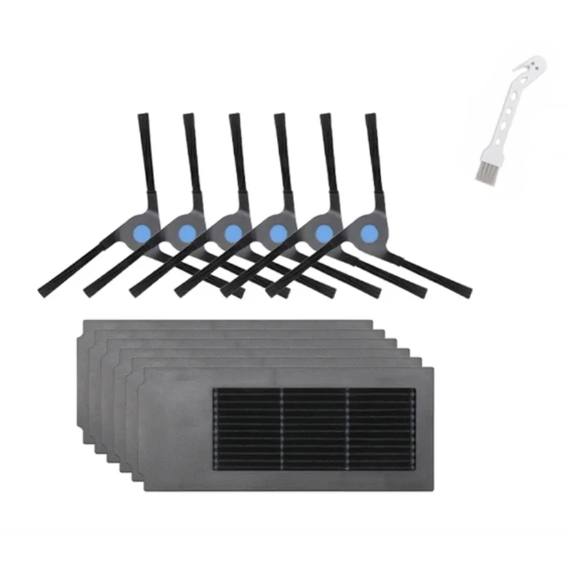 A63Z العلوي ل Ecovacs Deebot X2 Omni / X2 Pro / X2 روبوت فراغ قابل للغسل فرشاة جانبية فلتر Hepa قطع الغيار الملحقات #1