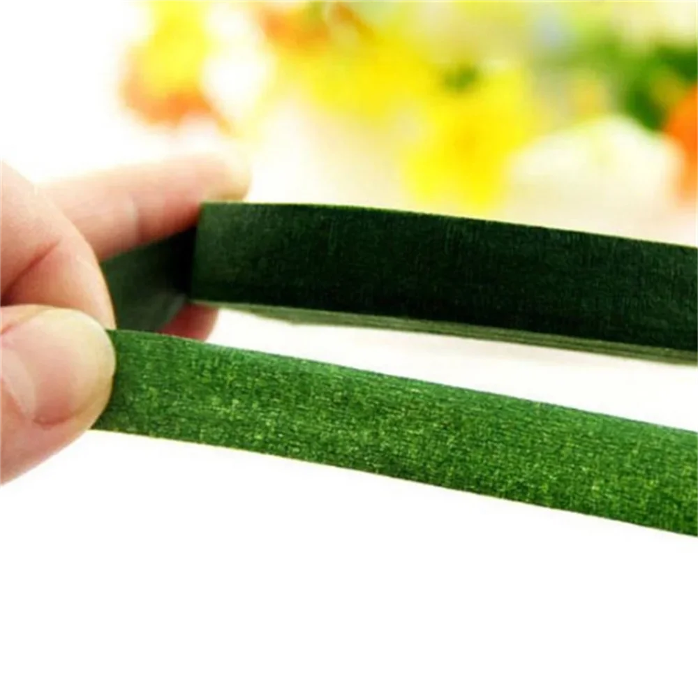 1-10 Stück Blumenstiel-Klebebänder, grün, selbstklebend, Floristenband, Blumenverpackungsband, Hochzeitsfeier, DIY-Dekorationsbedarf – Detail 6