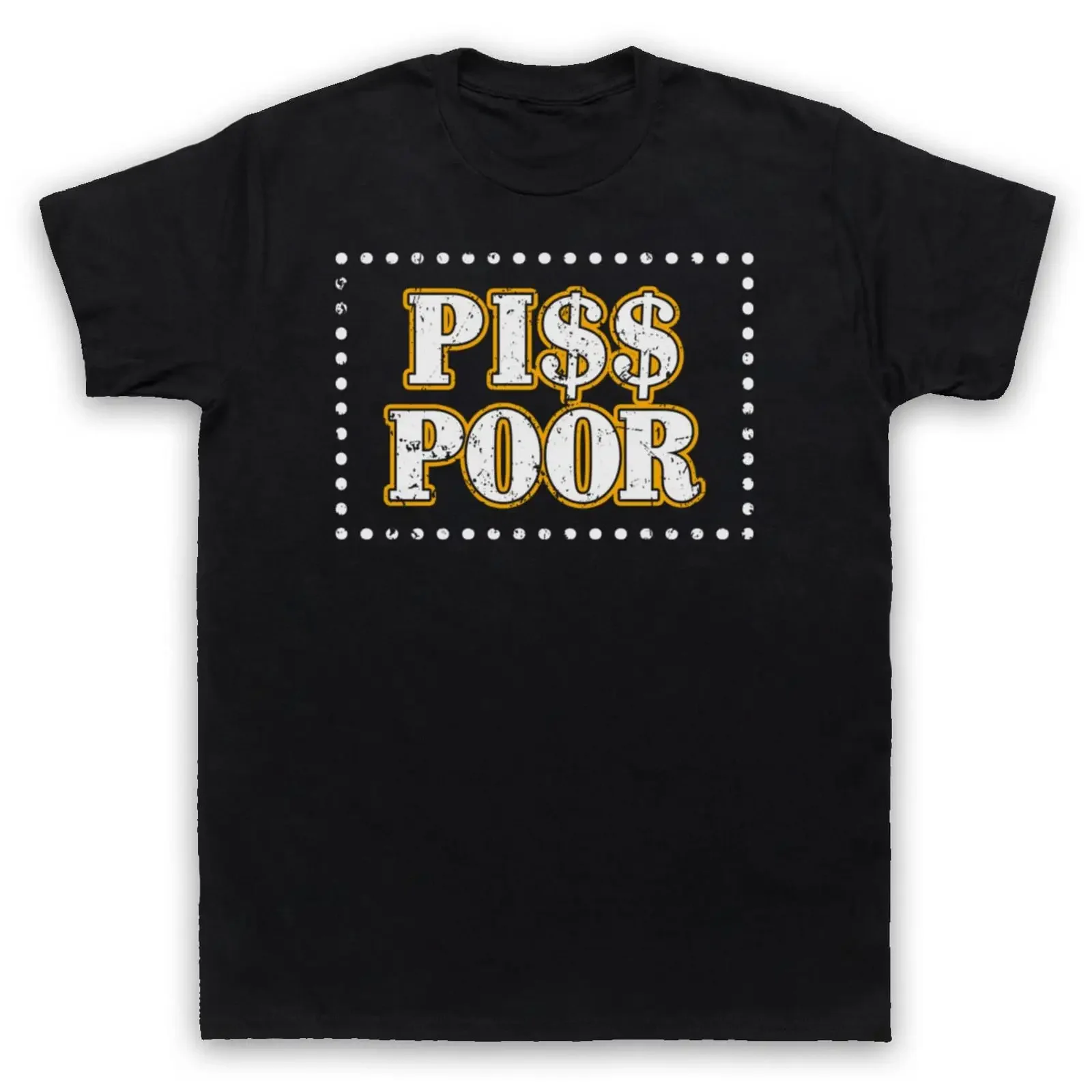 PI POOR PISS PARODIE SPRUCH LUSTIG WITZ HERREN amp DAMEN T SHIRT vintage Washed homme Stretched Breathable Comfortable Slightly