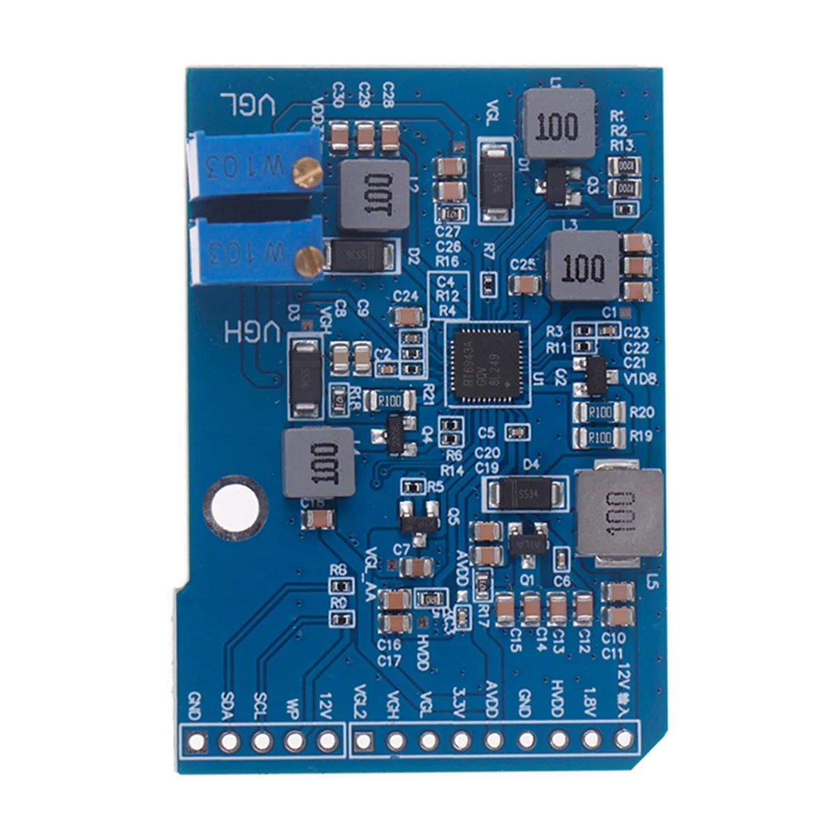 A07I VGH VGL DC Module Repair LCD Panel Broken Y Color Abnormal Horizontal Line LCD Screen Technical Modification DC Board