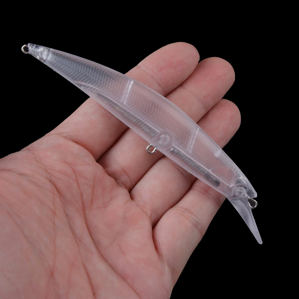 Chan'sHuang 20 قطعة طعوم صيد فارغة غير مطلية 5.4 جرام/8 جرام/12 جرام/17.5 جرام طعوم صيد أسماك صناعية طويلة مصبوبة #6