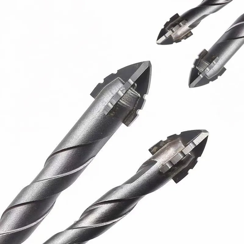 6/8/10/12 Hex Masonry Drill Bits 1/4 Shank Titanium Steel Metal Cross Drill For Glass Ceramic Concrete Brick Hard Drill Bit Tool