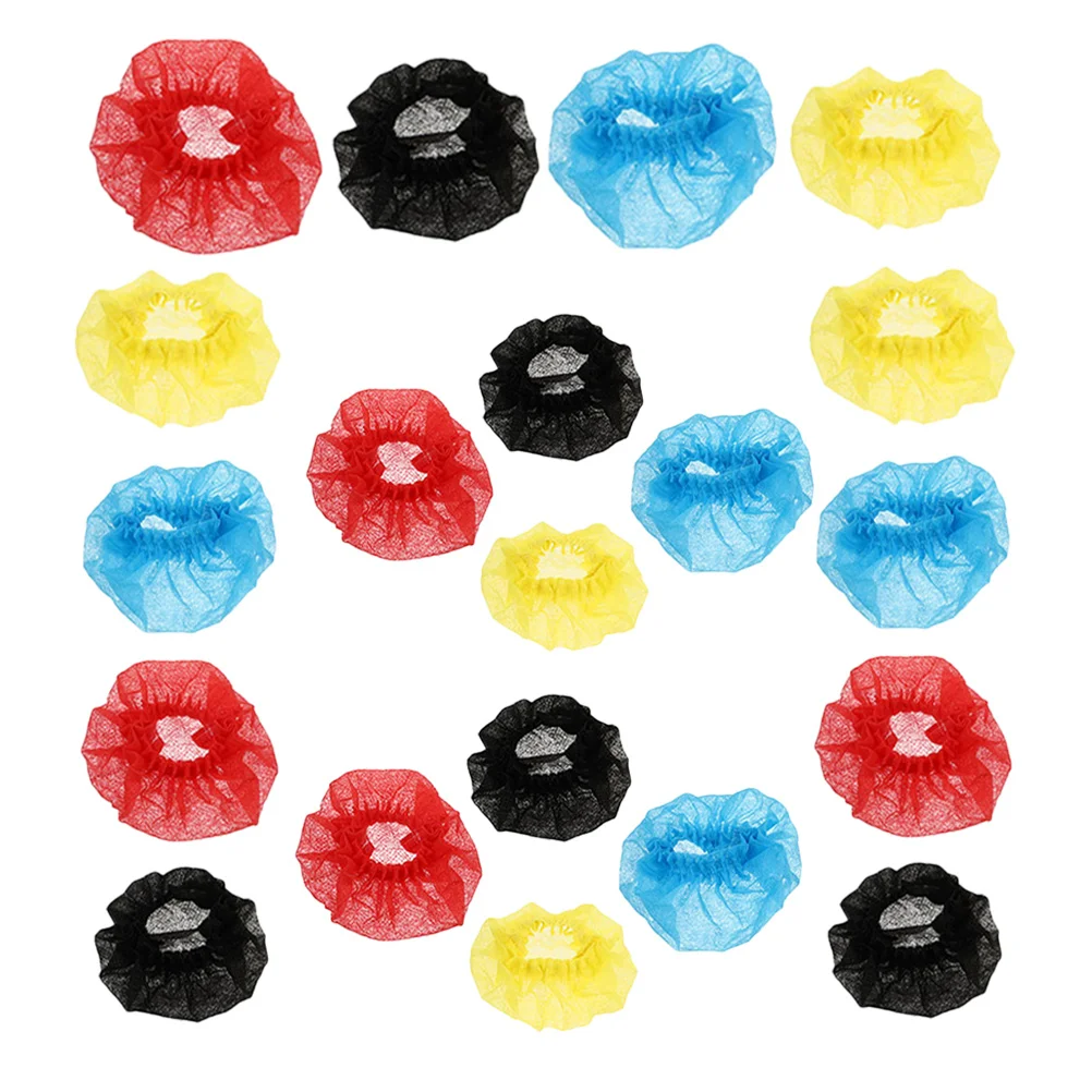 

80pcs Non Woven Mic Covers Disposable Microphone Protectors for KTV Karaoke Recording Studio Replacement Windscreen Shield