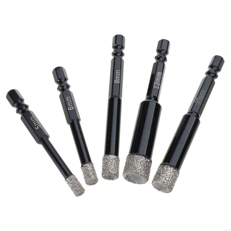 D84F Professional Shank Porcelain Tile Drill Bit Fast and Accurate Drilling for Construction Workers