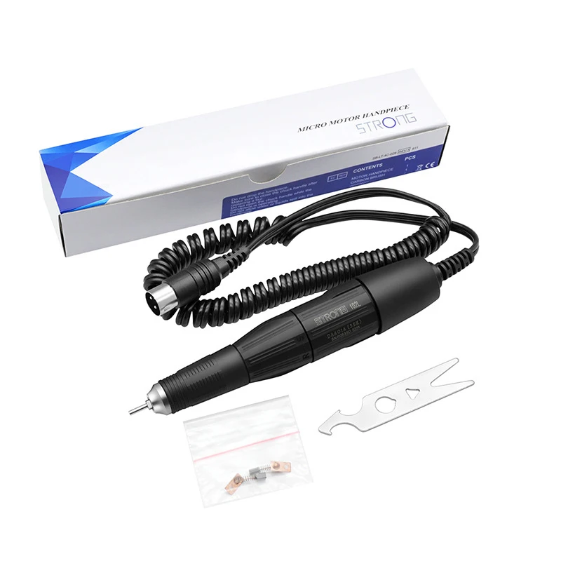 Dental Lab Marathon Standard E-Type Electric Micromotor Polishing Unit 209K+102L RPM Handpiece Kits High Speed Polishing Machine