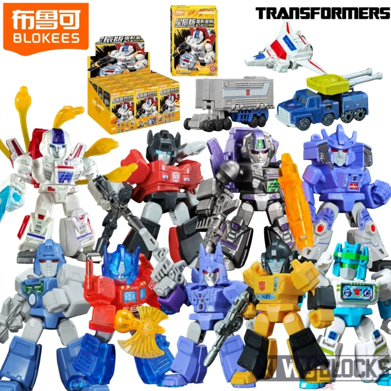 

BLOKEES Transformers Assemble Building Blocks Star Edition 5 Skyfire Optimus Prime Soundwave Mobile Model Toy Ornament