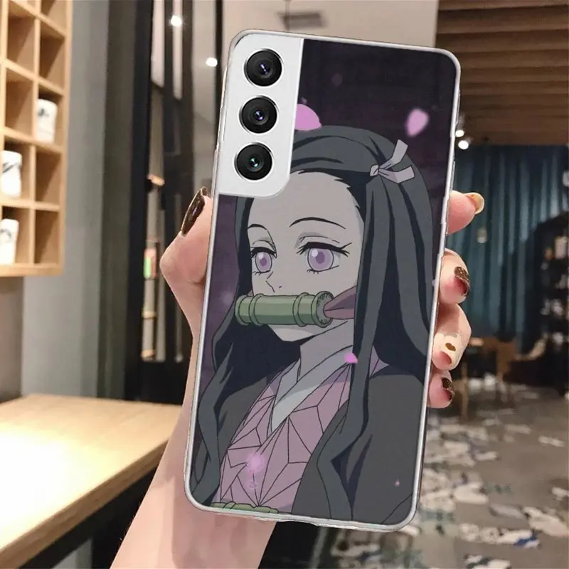 Demon Slayer Kamado Nezuko Soft Phone Case For Samsung Galaxy M12 M21 M30S M31 M32 Note 20 Ultra 10 Lite 9 8 J4 J6 Plus + M51 M5