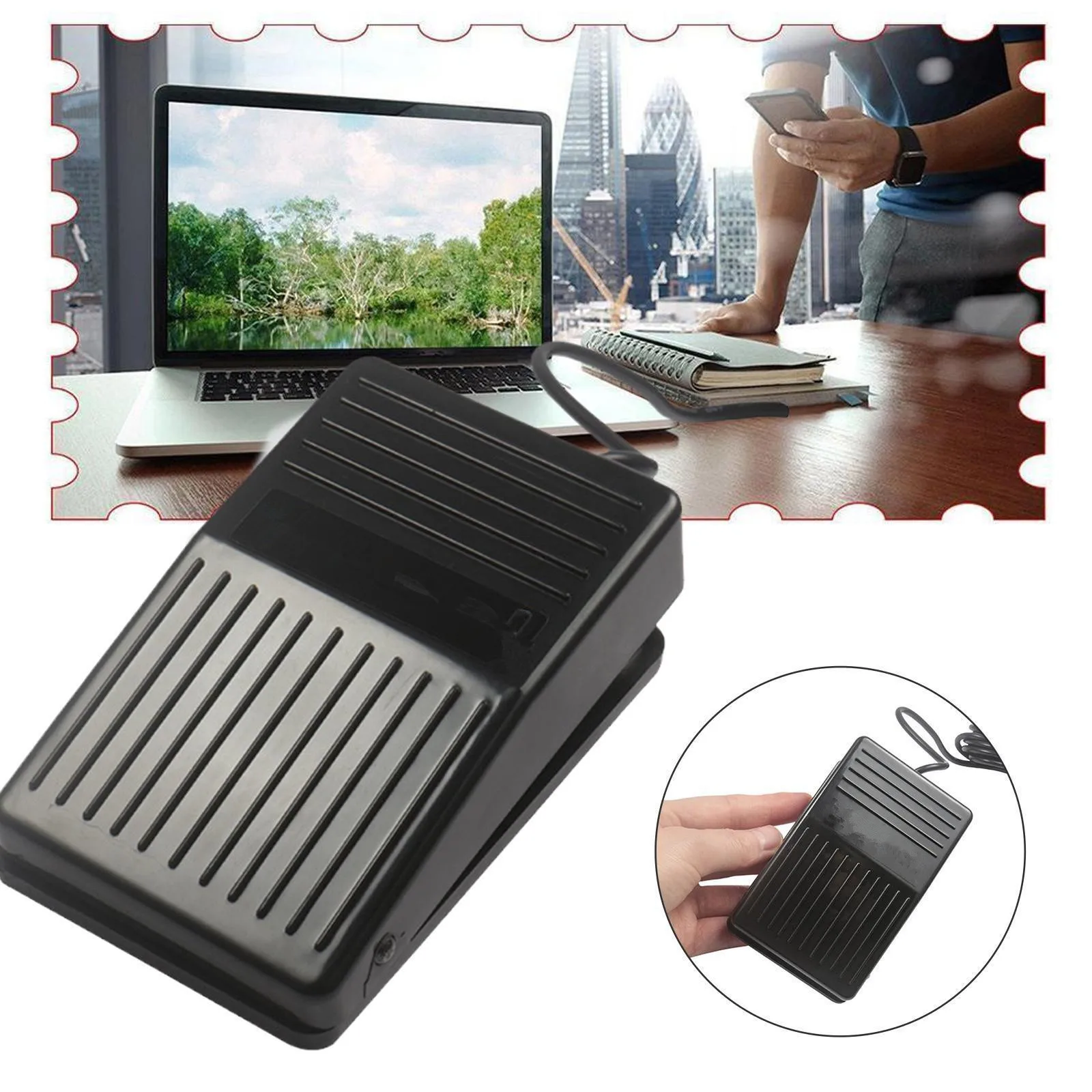 USB Foot Switch Keyboard Pedal for HID PC Computer USB Action Switch Control Pre-Program Key Functions Mouse PC Game Accessories