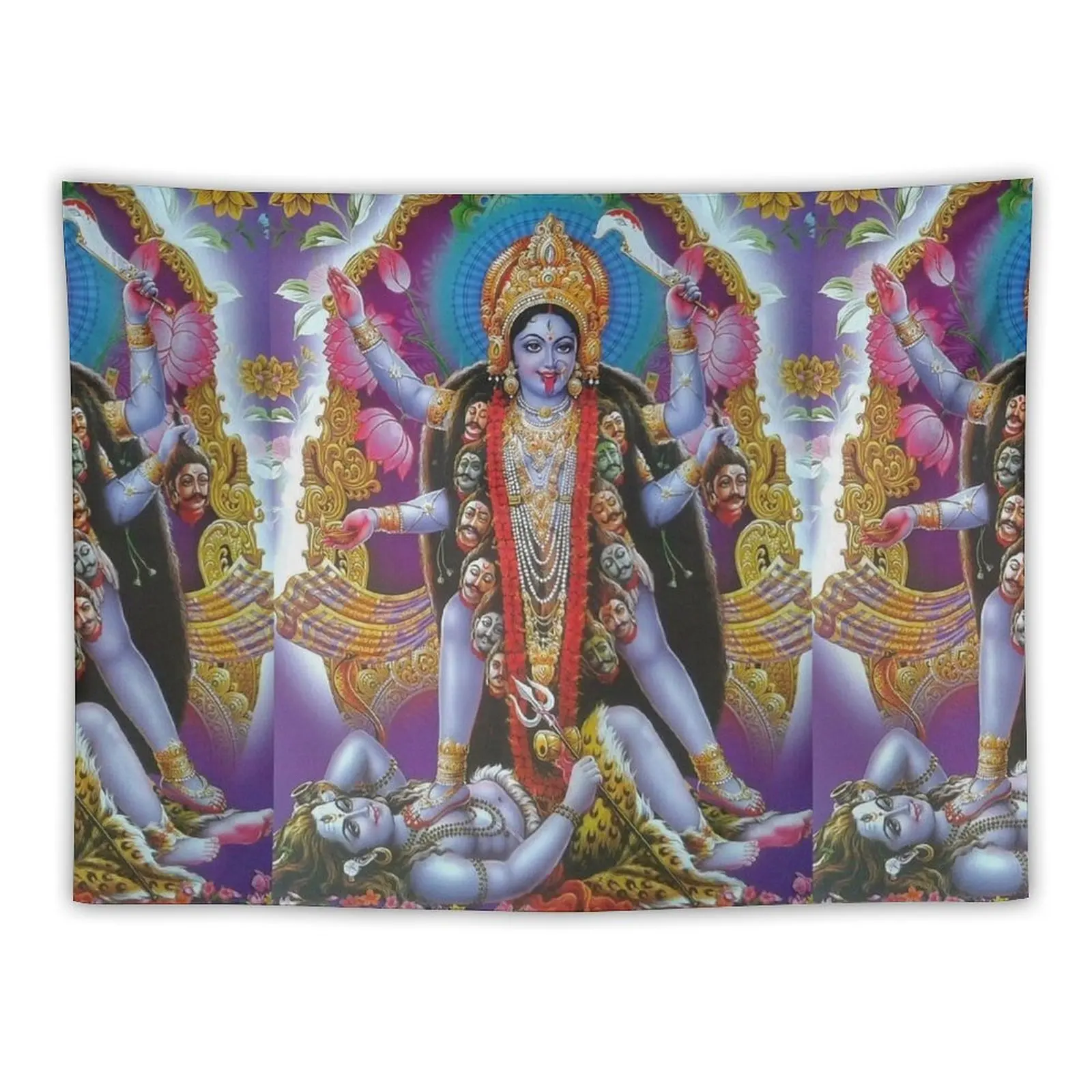 Hindu Goddess Kali Tapestry Decorative Wall Mural Japanese Room Decor Wall Tapestries Tapestry