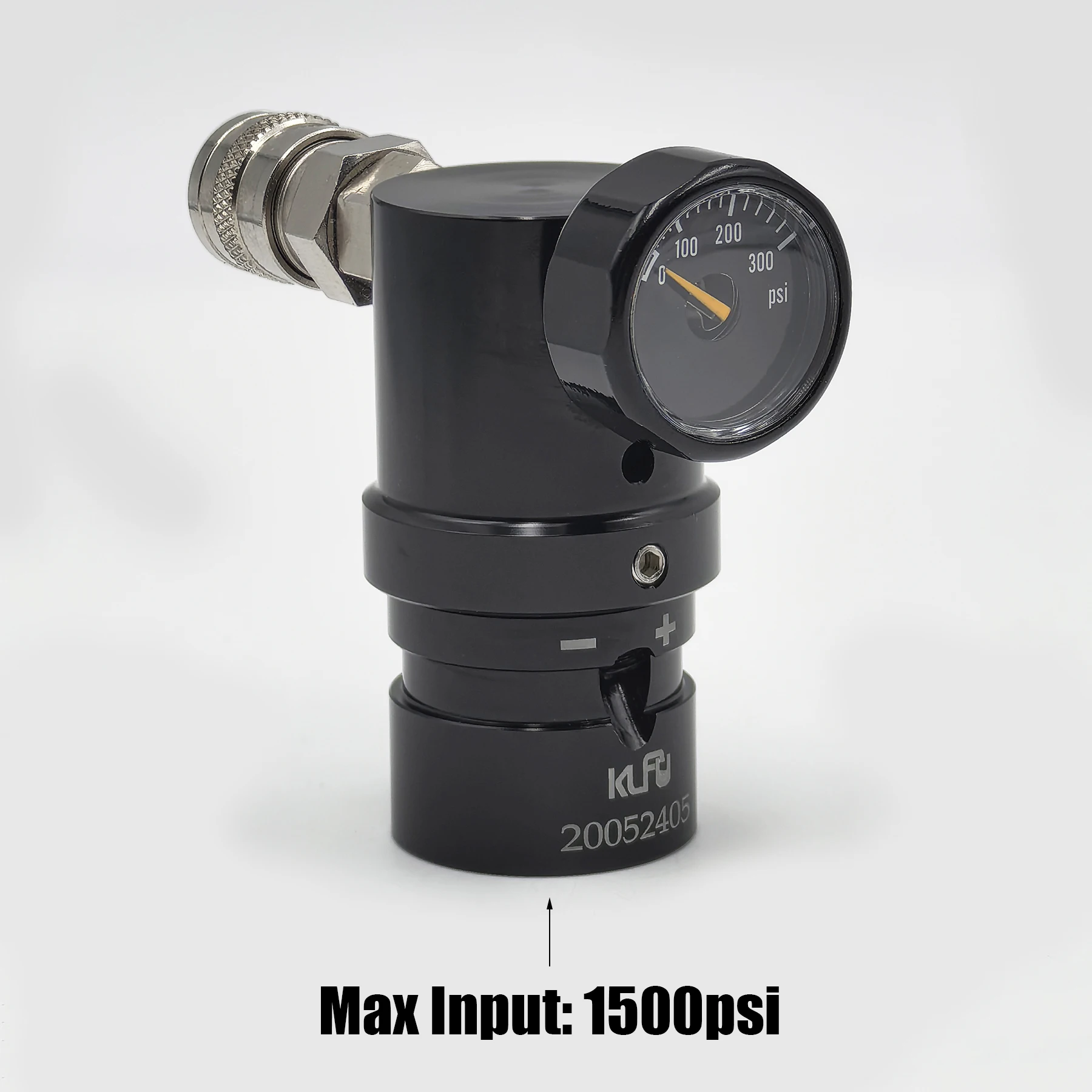 Imagem -04 - Micro Regulador de Baixa Pressão Hpa Manômetro Ajustável Liga de Cobre Aço Inoxidável us 2202 mr Gen 300psi